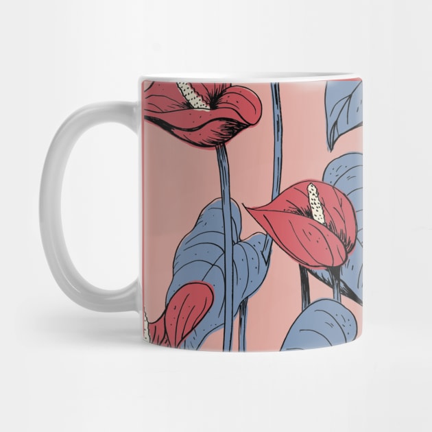 Anthurium Flowers by SWON Design